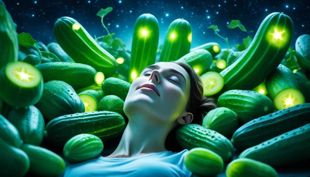 dreaming about eating cucumber mean